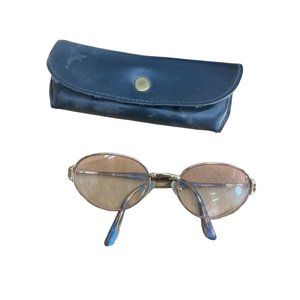 Vintage 1980's glasses Nikia watercolor look arms